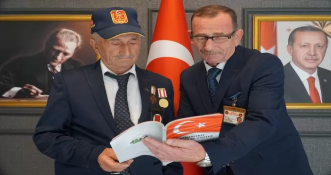 “Osmancıklı Şehitler ve Gaziler“ albümü“ gazilere hediye edildi