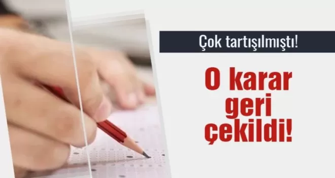 ÖSYM sınav takvimini geri çekti