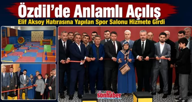 Özdil’de Anlamlı Açılış