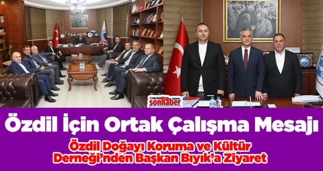 Özdil İçin Ortak Çalışma Mesajı