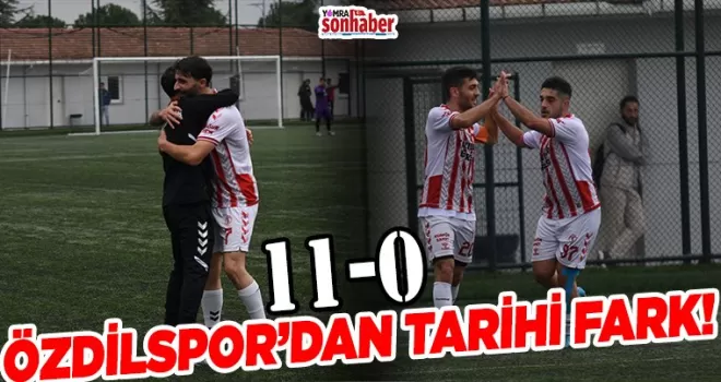 ÖZDİLSPOR’DAN TARİHİ FARK! 
