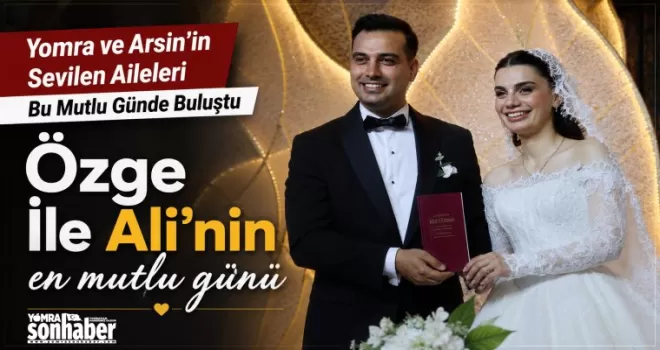 Özge İle Ali’nin en mutlu günü