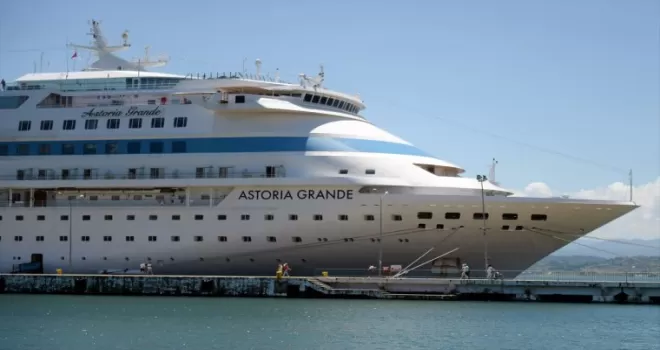 Panama bandıralı kruvaziyer “Astoria Grande“ Sinop seferlerini sürdürüyor