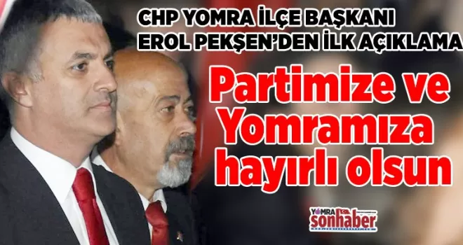 Partimize ve Yomramıza  hayırlı olsun