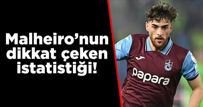 Pedro Malheiro’nun dikkat çeken istatistiği!