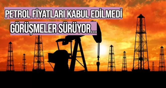 Petrol fiyatları kabul edilmedi