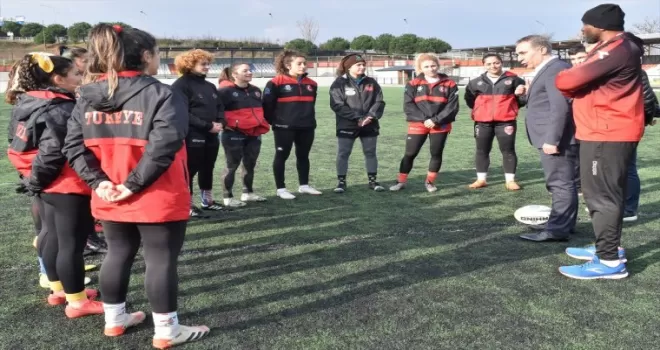 Ragbi Kadın Milli Takımı, Trabzon'da kamp çalışmalarını sürdürüyor
