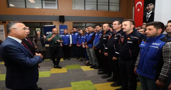 Rize AFAD İl Müdürlüğünde 137 yeni personel göreve başladı