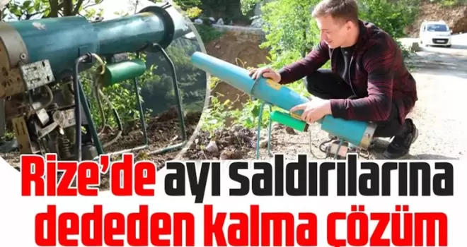 Rize’de dededen kalma ayısavarlar yeniden kullanılıyor