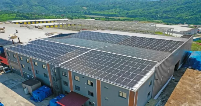 Rize’de mangal kömürü tesisinde güneşten de elektrik üretilecek