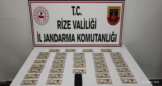 Rize'de sahte para operasyonunda 1 şüpheli yakalandı