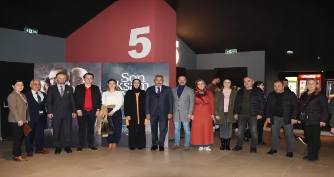 Rize Valisi Baydaş, öğrencilerle “Son Akşam Yemeği“ filmini izledi