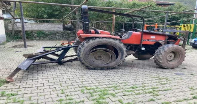 Safranbolu'da çalınan traktör Bartın'da bulundu