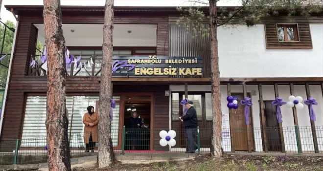 Safranbolu'da Engelsiz Kafe açıldı