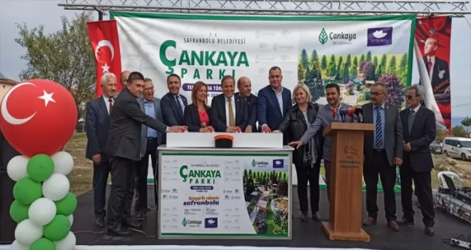 Safranbolu'da park temeli atıldı