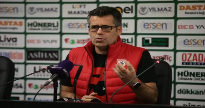 Sakaryaspor-Yılport Samsunspor maçının ardından