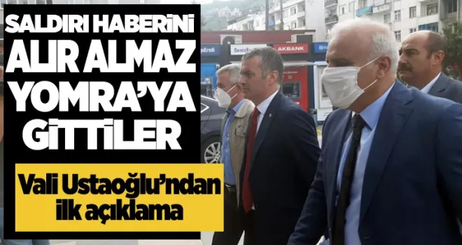 Saldırıyı haber alır almaz Yomra'ya gittiler