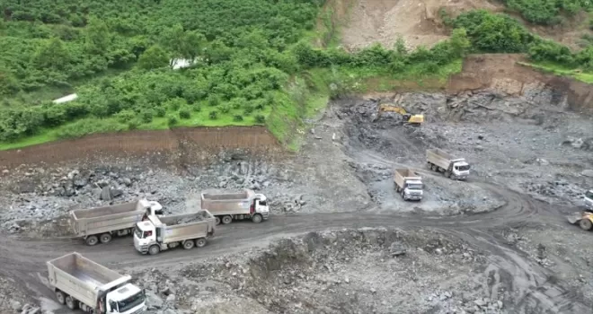 Salıpazarı Belediye Başkanı Akgül’den baraj inşaatında inceleme
