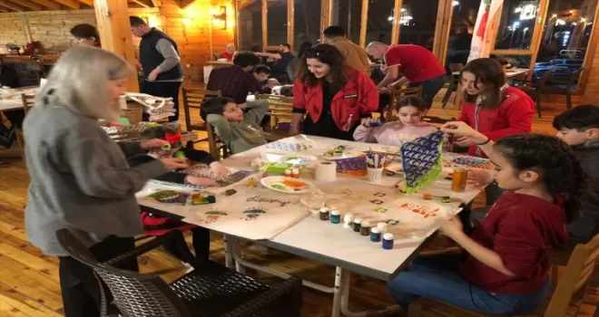 Salıpazarı Belediye Başkanı Halil Akgül özel çocukları ağırladı