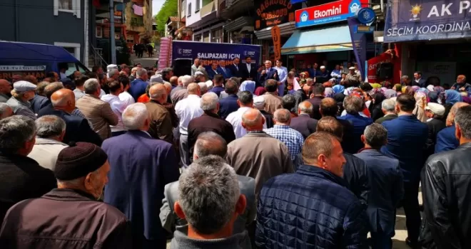 Salıpazarı’nda AK Parti Seçim Koordinasyon Merkezi açıldı