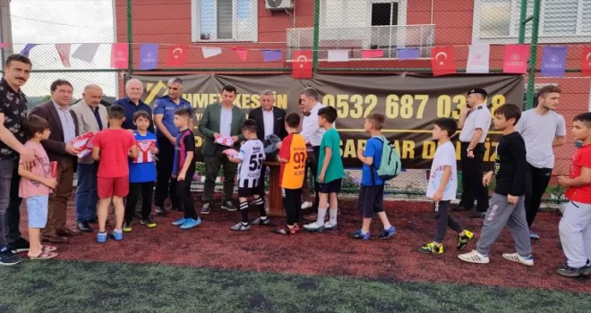 Salıpazarı yaz spor okulları düzenlenen törenle açıldı