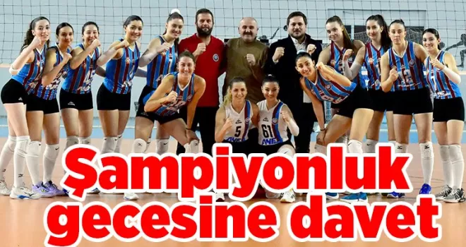 Şampiyonluk gecesine davet