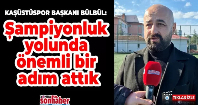 Şampiyonluk yolunda  önemli bir adım attık
