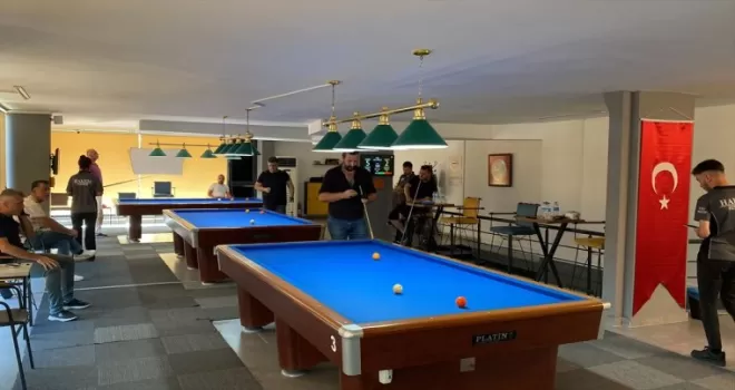 Samsun’da 30 Ağustos Zafer Bayramı 3 Bant Bilardo Turnuvası başladı