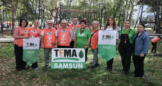 Samsun’da 500 öğrenci filizlendirmek için meşe palamudu topladı