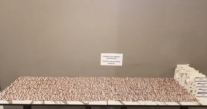 Samsun'da aracında 2 bin 744 uyuşturucu hap bulunan kişi gözaltına alındı