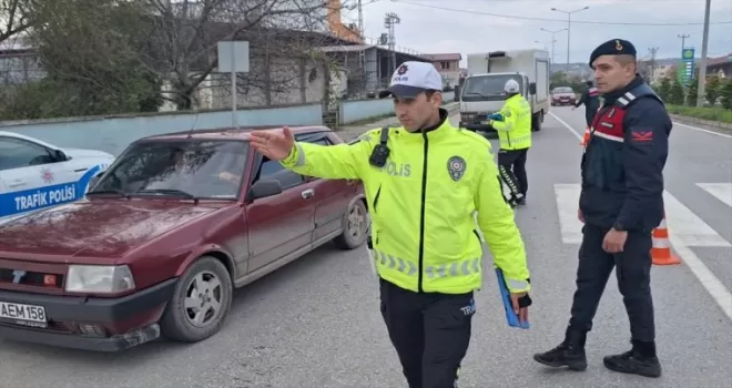 Samsun’da asayiş ve trafik denetimi yapıldı