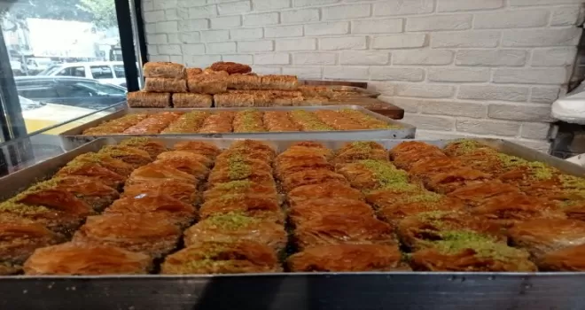 Samsun’da bayram öncesi tatlı siparişi yoğunluğu