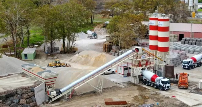 Samsun’da beton santralleri ile 162 milyon liralık tasarruf sağlandı