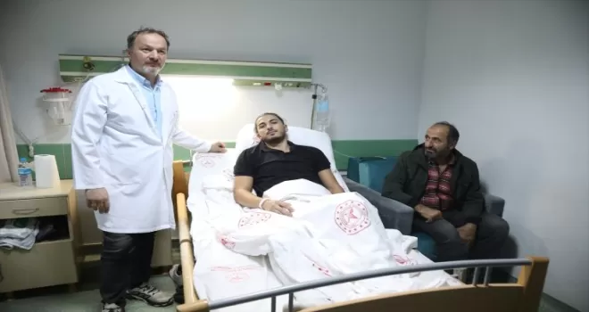 Samsun’da bir hastaya menisküs nakli yapıldı