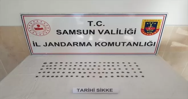 Samsun'da çeşitli dönemlere ait 101 sikke ele geçirildi