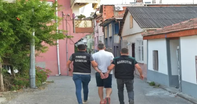 Samsun’da çeşitli suçlardan aranan 34 kişi yakalandı