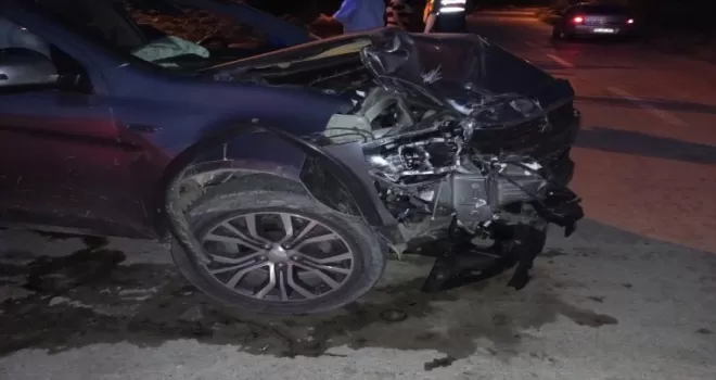 Samsun’da cip ve hafif ticari aracın çarpışması sonucu 1 kişi yaralandı