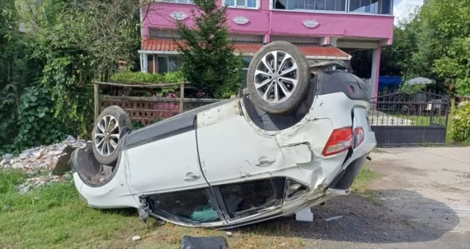 Samsun’da cipin devrilesi sonucu 4 kişi yaralandı