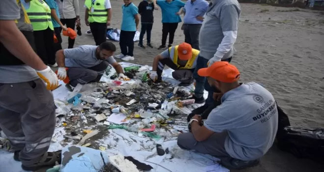 Samsun’da Dünya Temizlik Günü kapsamında sahillerde temizlik yapıldı