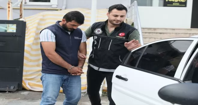 Samsun'da düzenlenen uyuşturucu operasyonunda yakalanan 4 zanlı adliyede