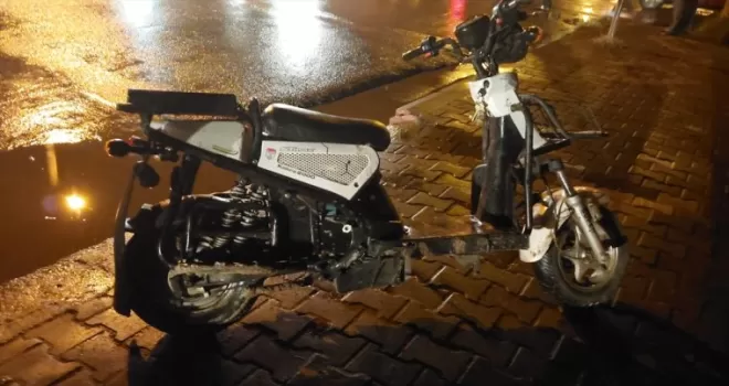 Samsun’da elektrikli bisikletten düşen kişi yaralandı