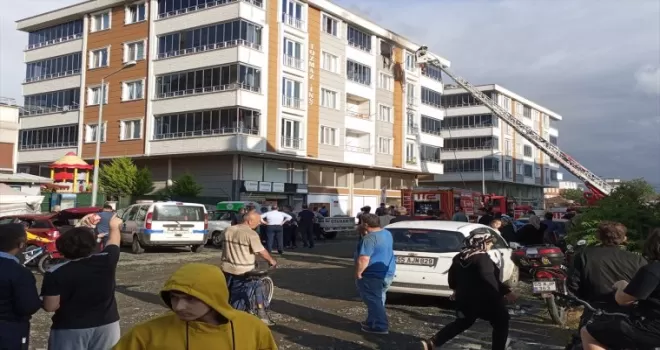 Samsun’da evde çıkan yangın hasara neden oldu