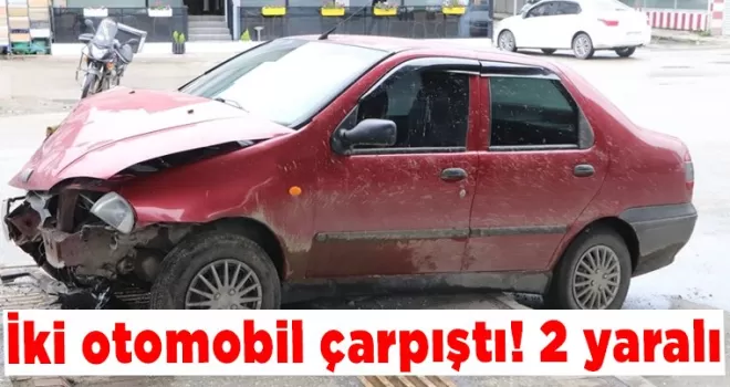 Samsun’da iki otomobil çarpıştı! 2 yaralı