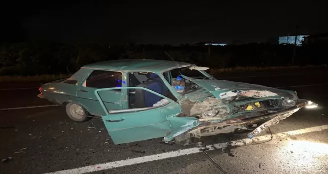 Samsun’da iki otomobilin çarpıştığı kazada 6 kişi yaralandı