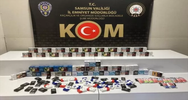 Samsun'da kaçakçılık operasyonlarında 2 zanlı yakalandı