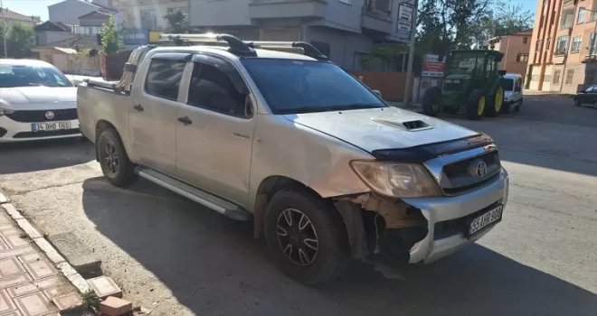 Samsun’da kamyonetin çarptığı yaya hastaneye kaldırıldı