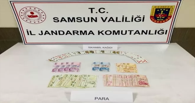 Samsun’da kumar oynayan 9 kişiye para cezası verildi