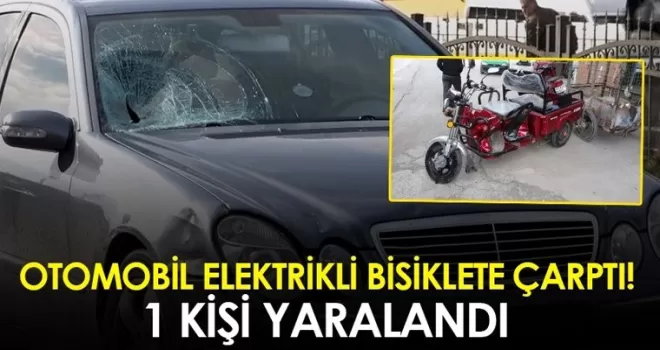 Samsun’da otomobil elektrikli bisiklete çarptı! 1 yaralı