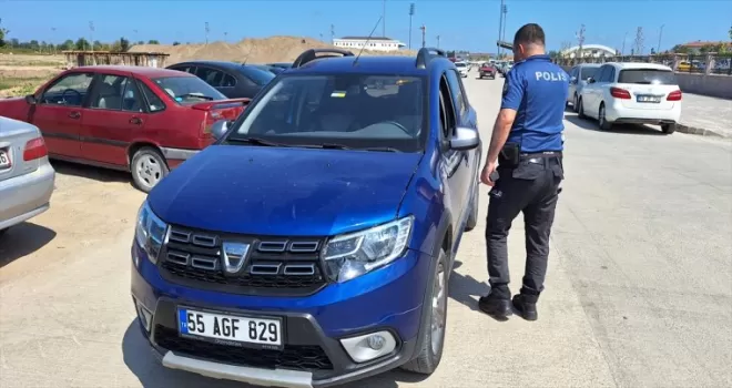 Samsun’da otomobilin çarptığı yaya yaralandı