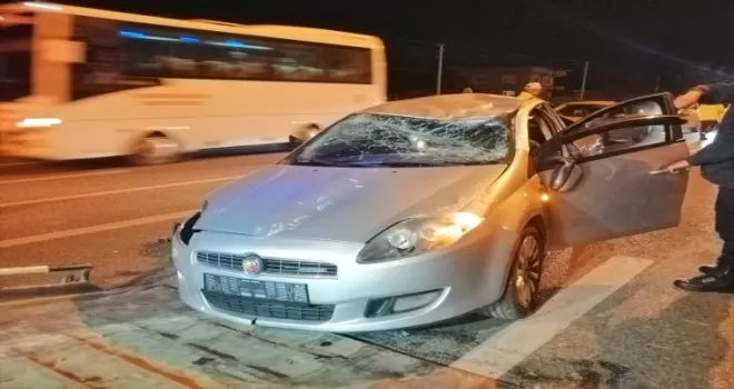 Samsun'da otomobilin devrilmesi sonucu 3 kişi yaralandı